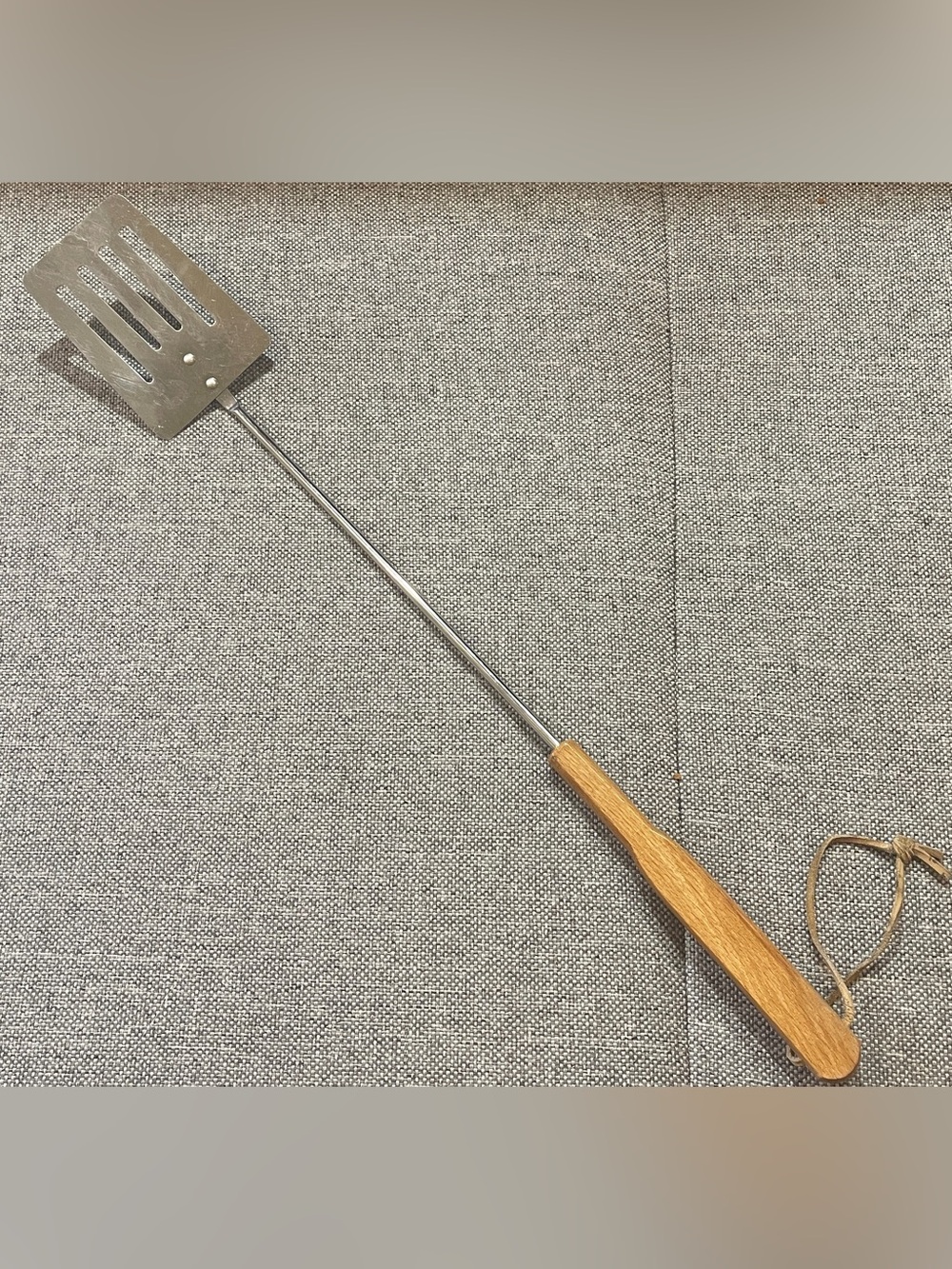 Vintage Long Handle Metal Spatula